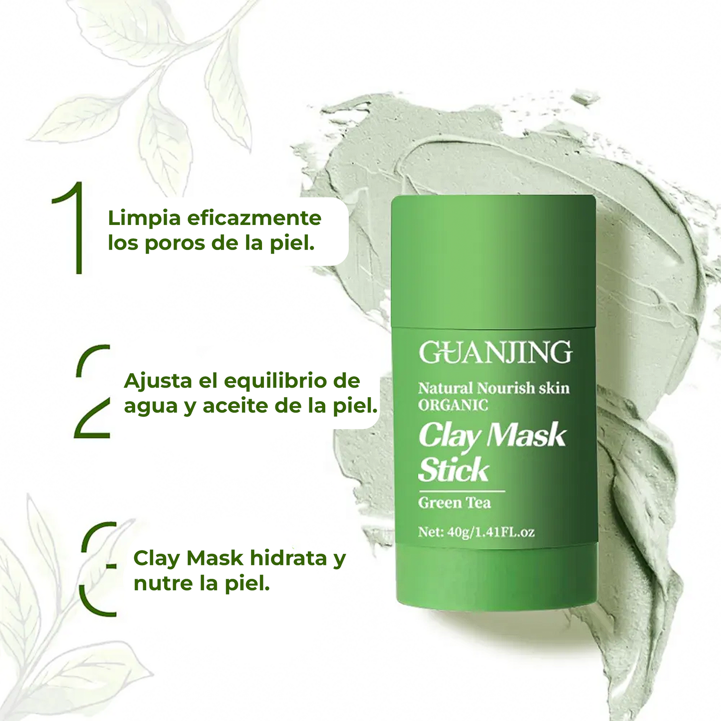 Mascarilla de Té verde CLAYMASK™