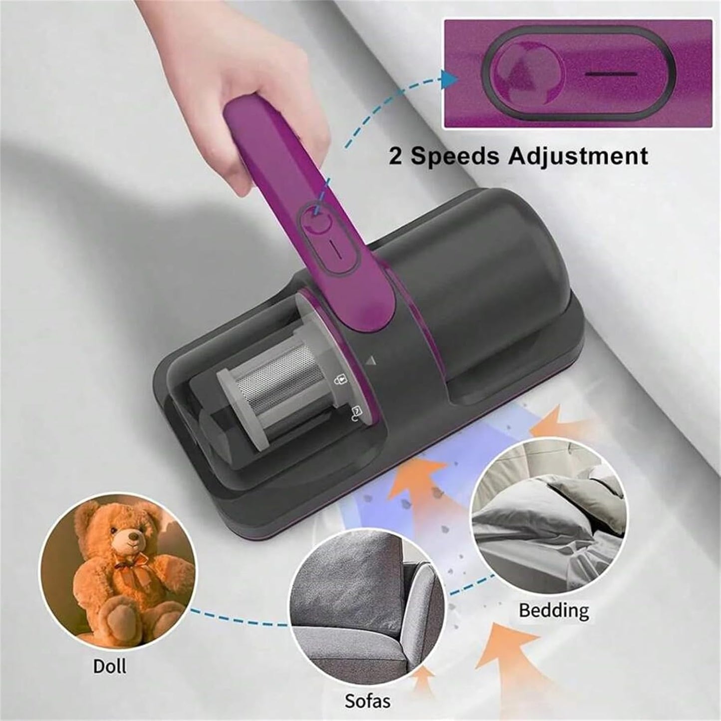 ASPIRADORA PORTÁTIL CleanSafe™ UV (+2 filtros GRATIS)