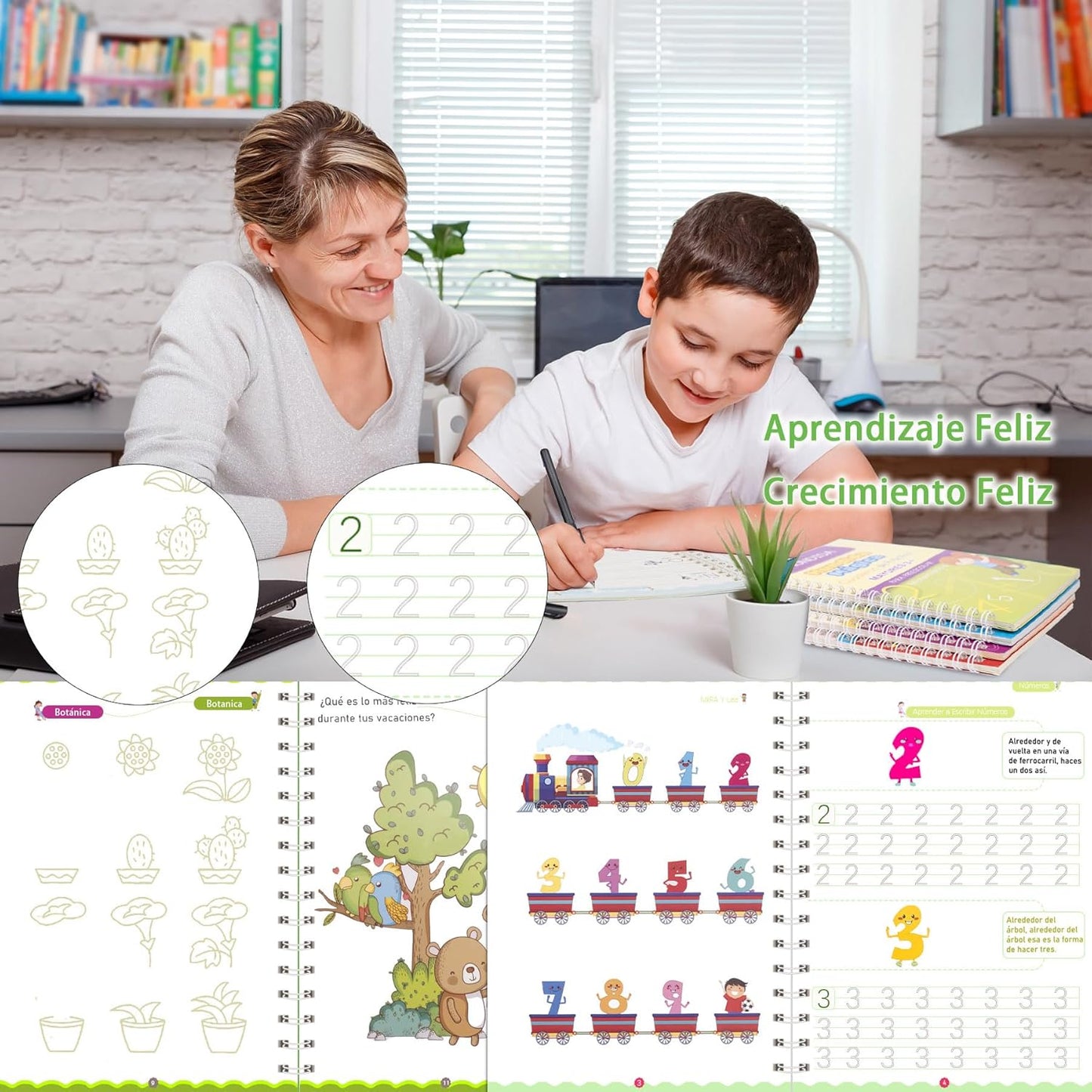 PACK CUADERNOS MÁGICOS MONTESSORI™ (3+1 GRATIS)