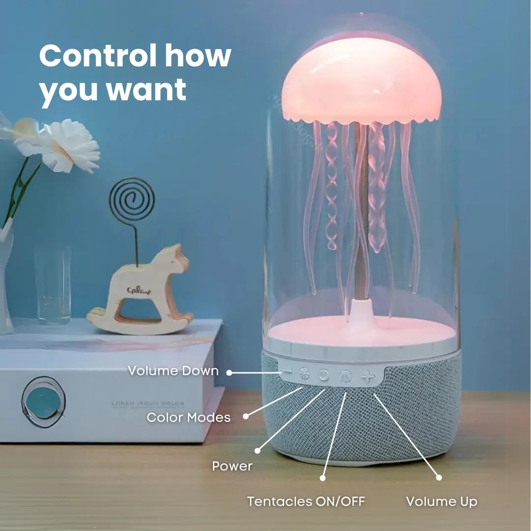 ALTAVOZ MEDUSA BLUETOOTH LUMINOSO HD 360º JELLYFLOW™