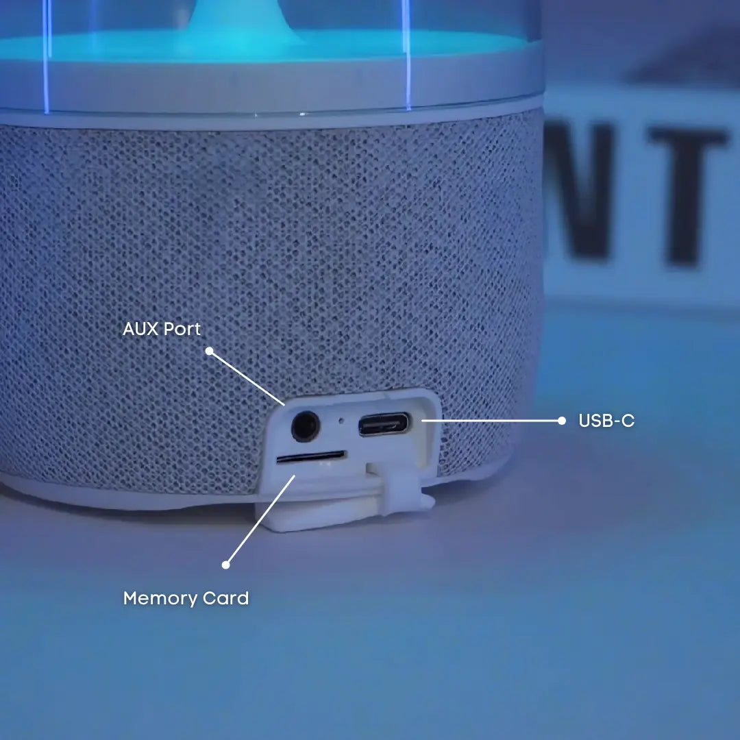 ALTAVOZ MEDUSA BLUETOOTH LUMINOSO HD 360º JELLYFLOW™