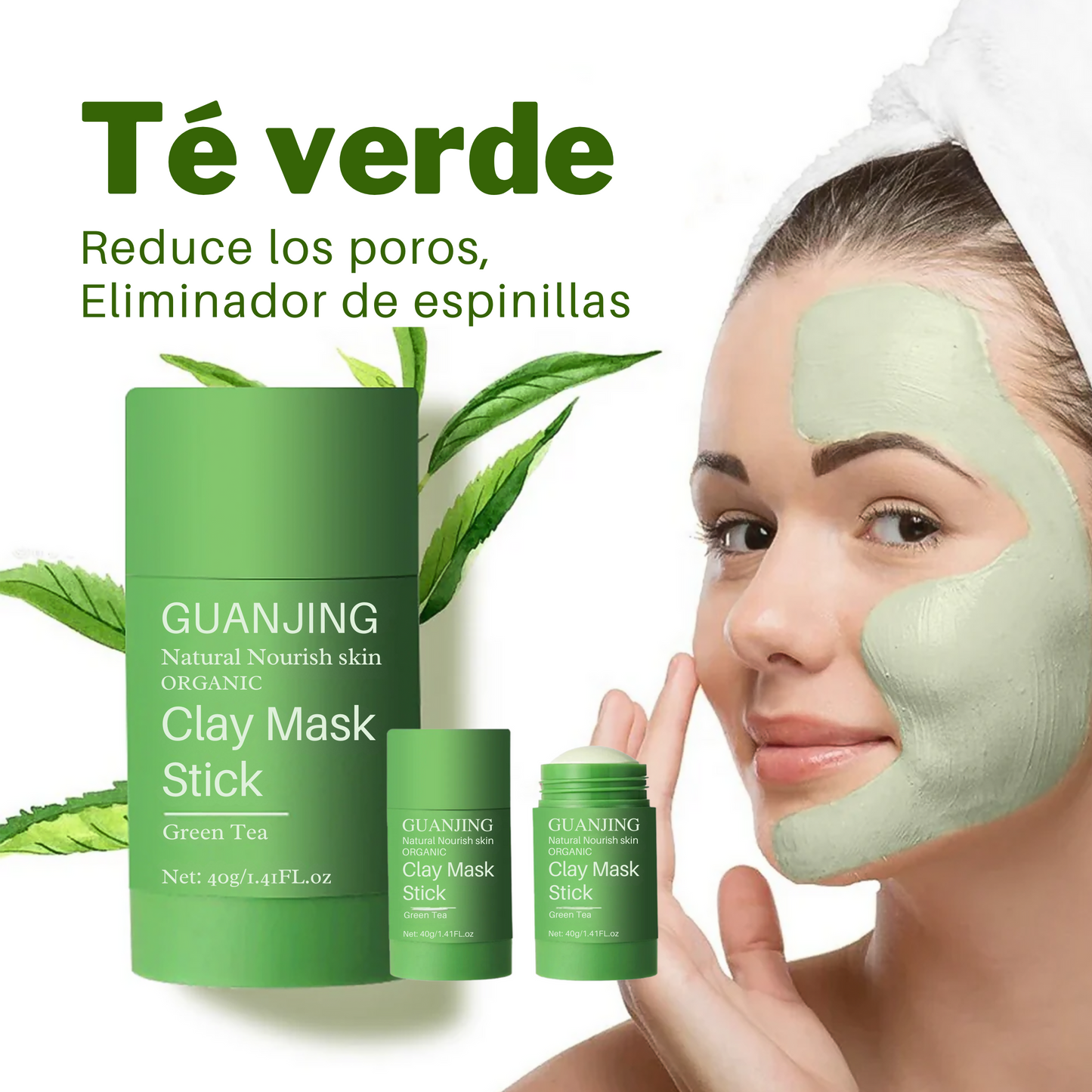 Mascarilla de Té verde CLAYMASK™