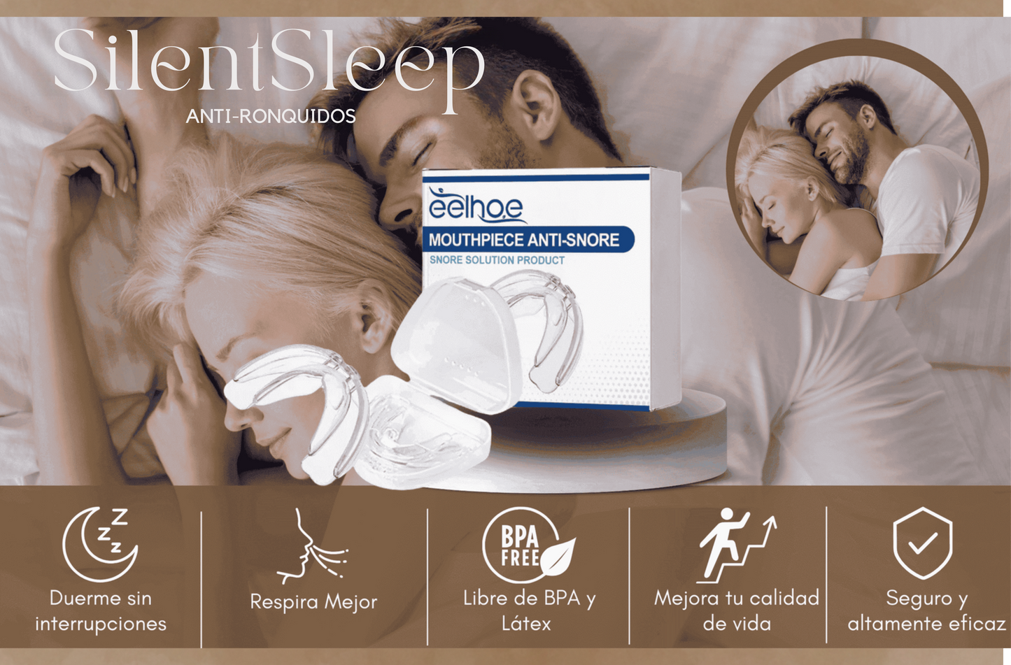 Protector bucal antirronquido SILENTSLEEP™