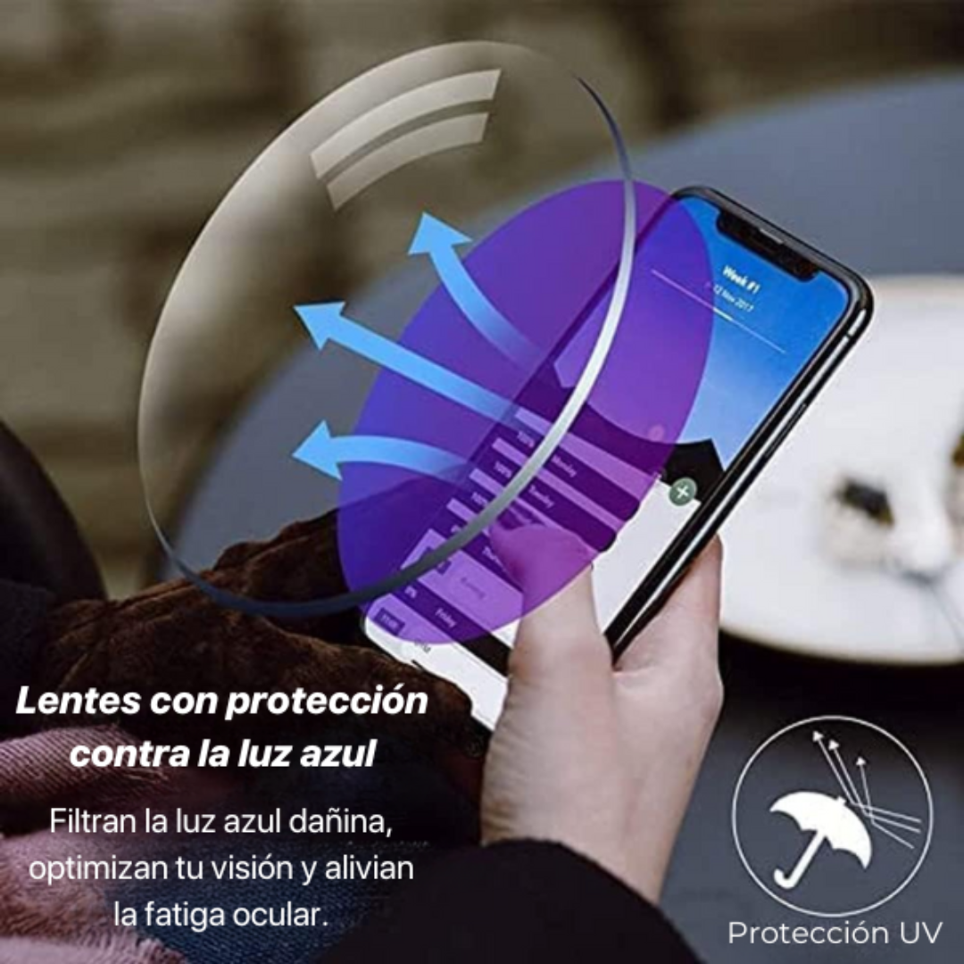 2x1 GAFAS DE LECTURA ANTIRAYONES MULTIFOCALES
