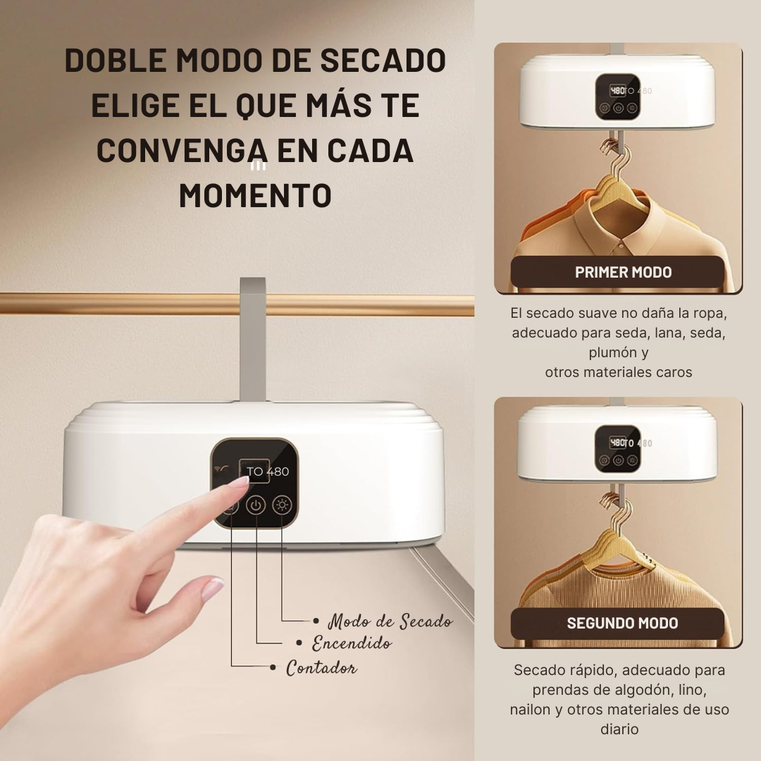 SECADORA PORTÁTIL 3 en 1 TERMALPRO™