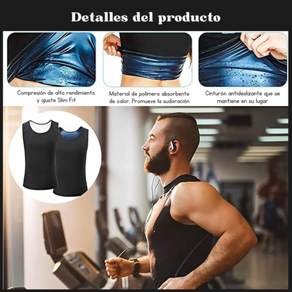 Camiseta efecto Sauna Reductora SWEATMAX PRO™