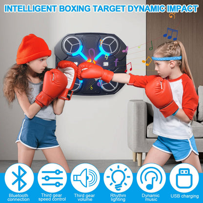 MAQUINA BOXEO INTELIGENTE CON MUSICA + GUANTES DE REGALO 🎁