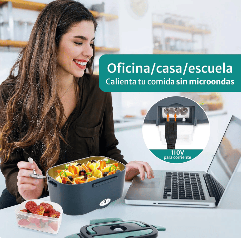 FIAMBRERA LUNCH™ - Calienta en vehículo y hogar