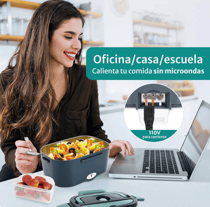 FIAMBRERA LUNCH™ - Calienta en vehículo y hogar