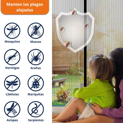 Cortina Magnética Antimosquitos AIRFLOW™ + Cinta de reparación GRATIS