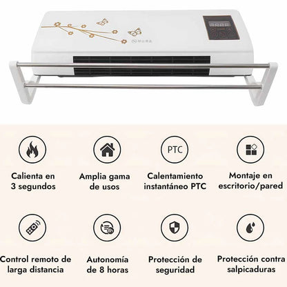 Aire Acondicionado Portátil 2 en 1 Calor y Frio - Bajo consumo y Máxima Potencia