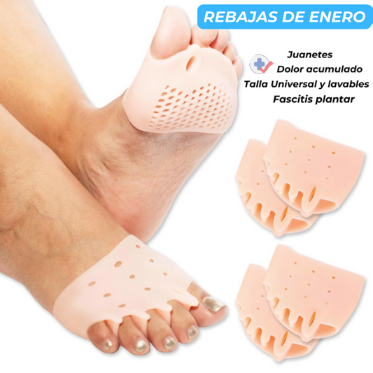 Almohadillas terapéuticas con Separador de dedos l ComforToe™